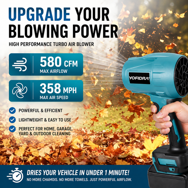 QuickCar Cordless Power Leaf Blower