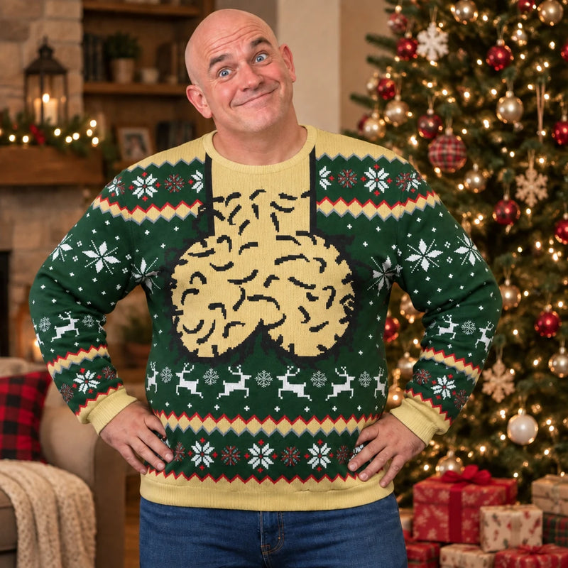 JingleBald™ Ugly Christmas Sweater