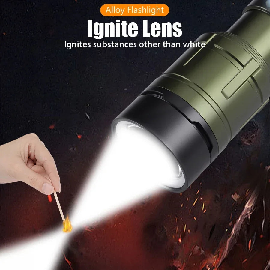 Rechargeable Flashlight, Lighter and Power Bank