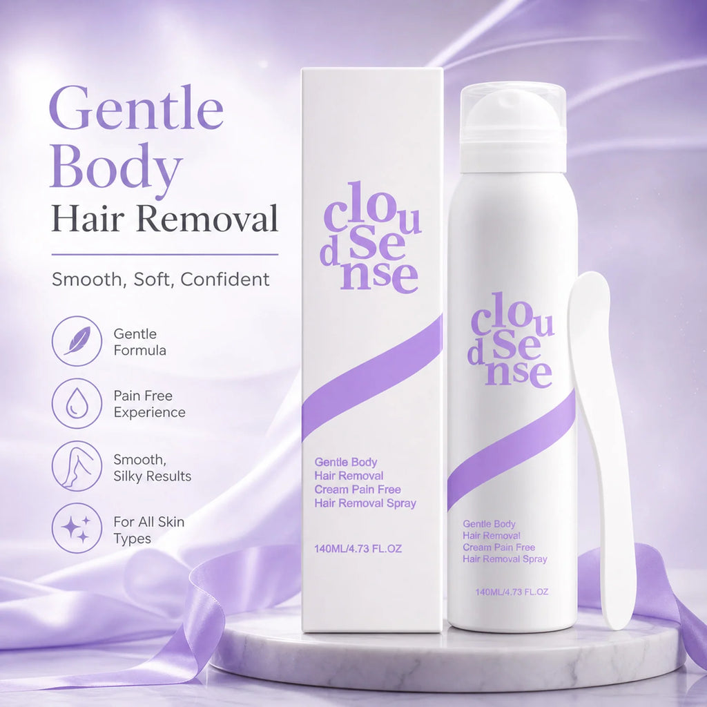 Body Hair Removal Mousse Spray Gentle Painless For Armpit Legs Arms Smooth No Black Spots Refreshing Hair Remover