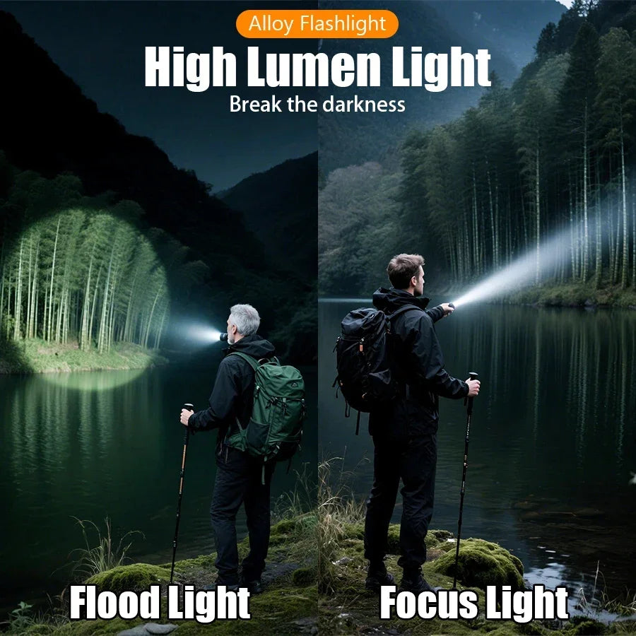 Rechargeable Flashlight, Lighter and Power Bank