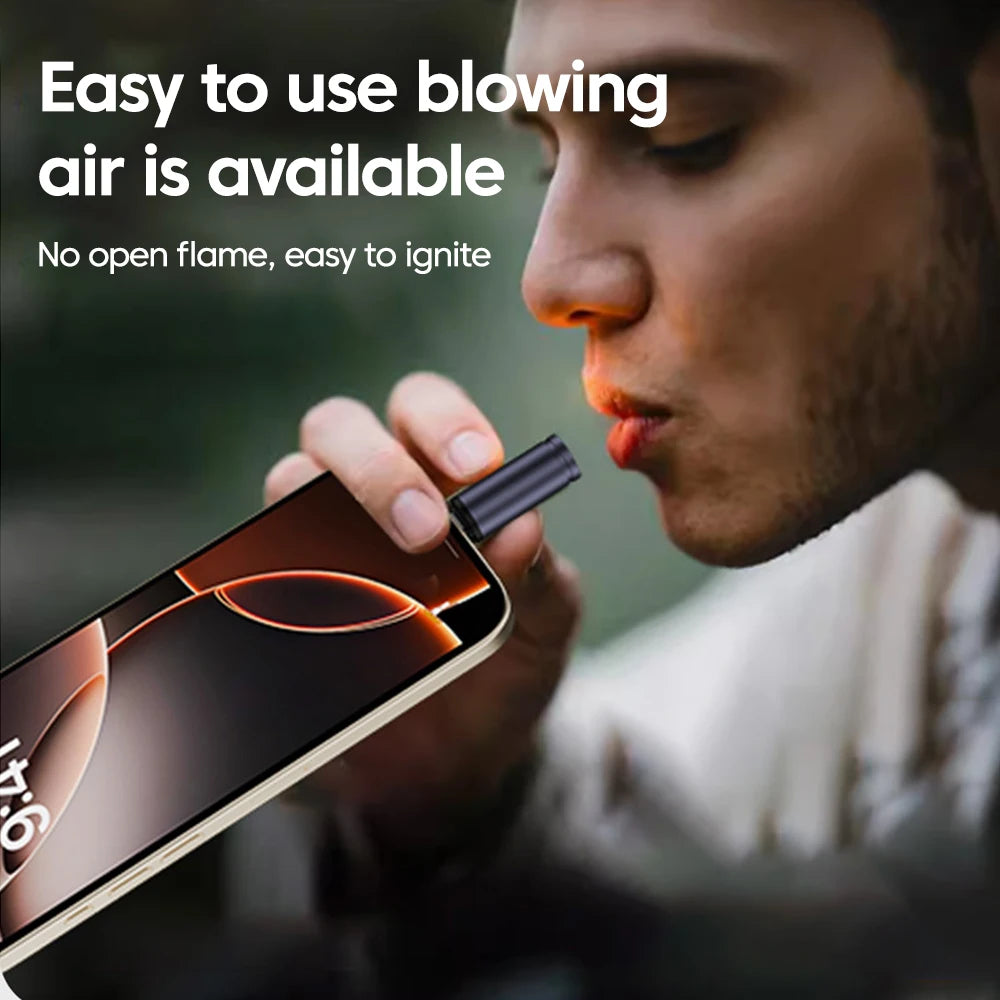 Mini USB-C Phone Lighter, Windproof