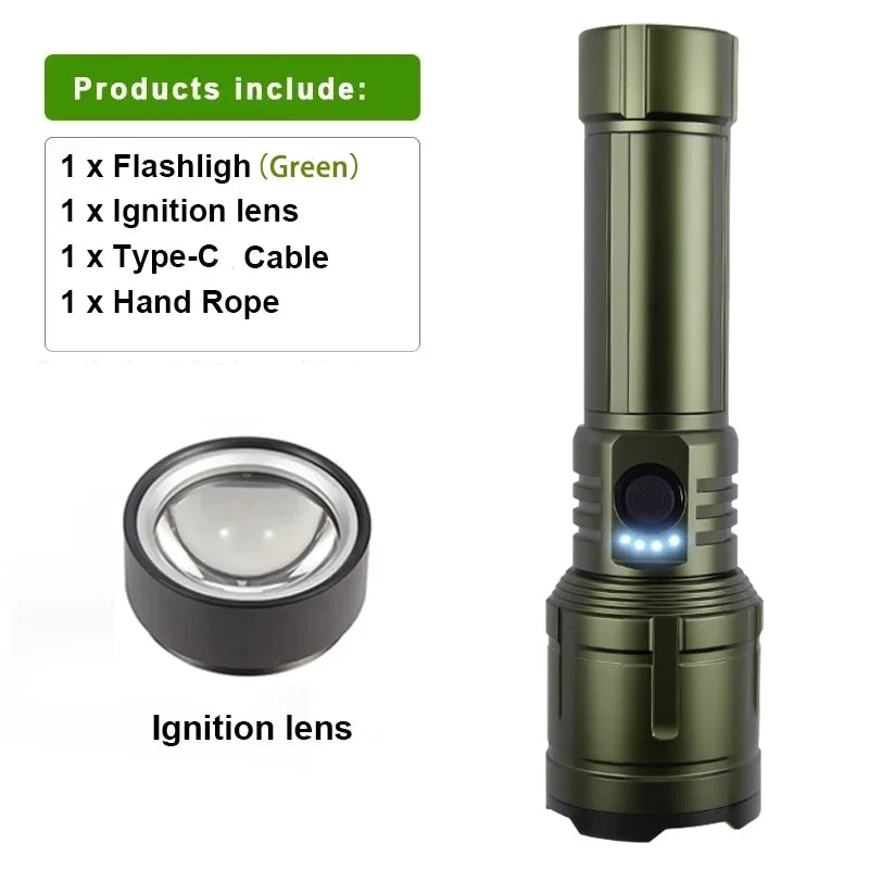 Rechargeable Flashlight, Lighter and Power Bank