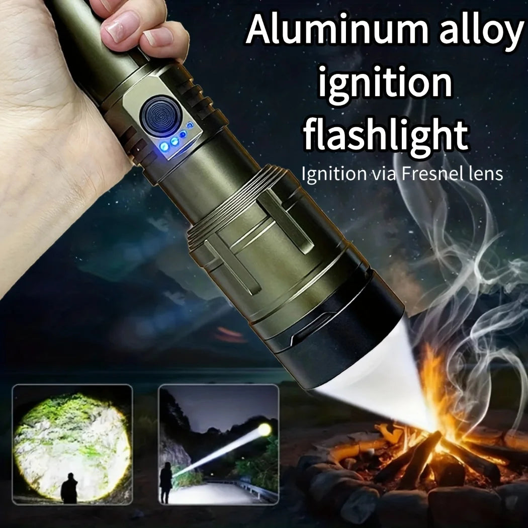 Rechargeable Flashlight, Lighter and Power Bank