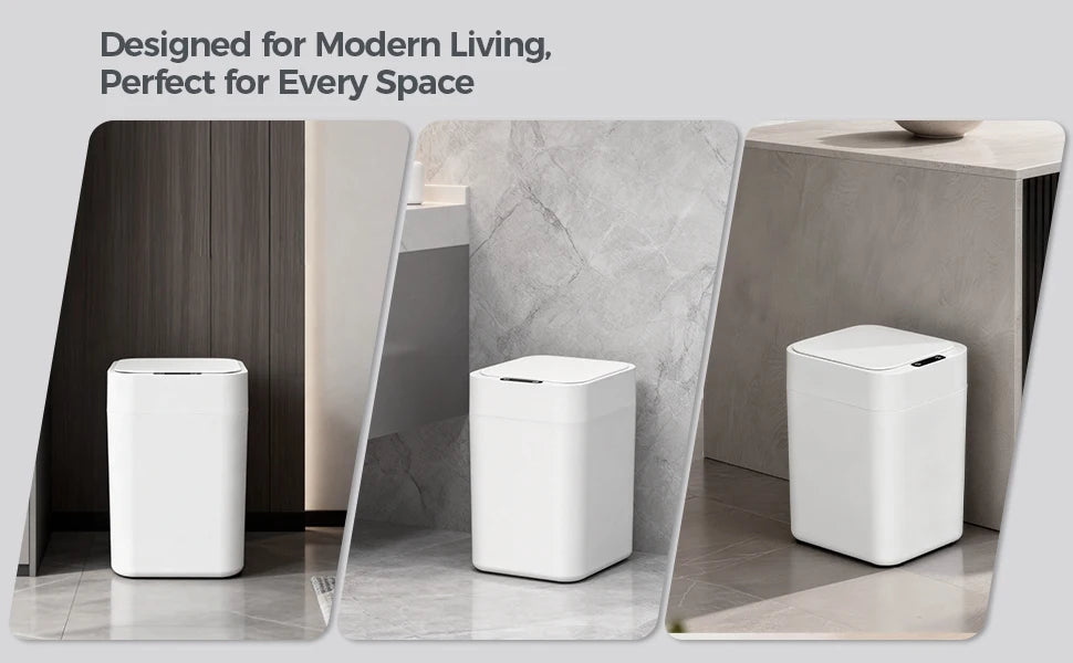 Self Sealing Motion Sensor Trash Can, 20L or 30L