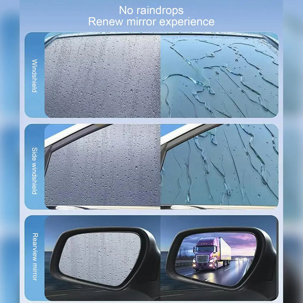 Car Glass Oil Film Remover Brush, 150ml