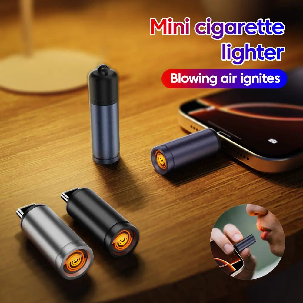 Mini USB-C Phone Lighter, Windproof